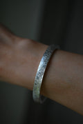 Romantic Scroll Work Swirl Silver Bracelet C. 1910