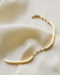 Fantastic Linked Vintage Bangle Bracelet 18K Gold