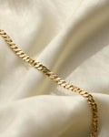 Glowing 1970s Curb Link Chain 14K Gold