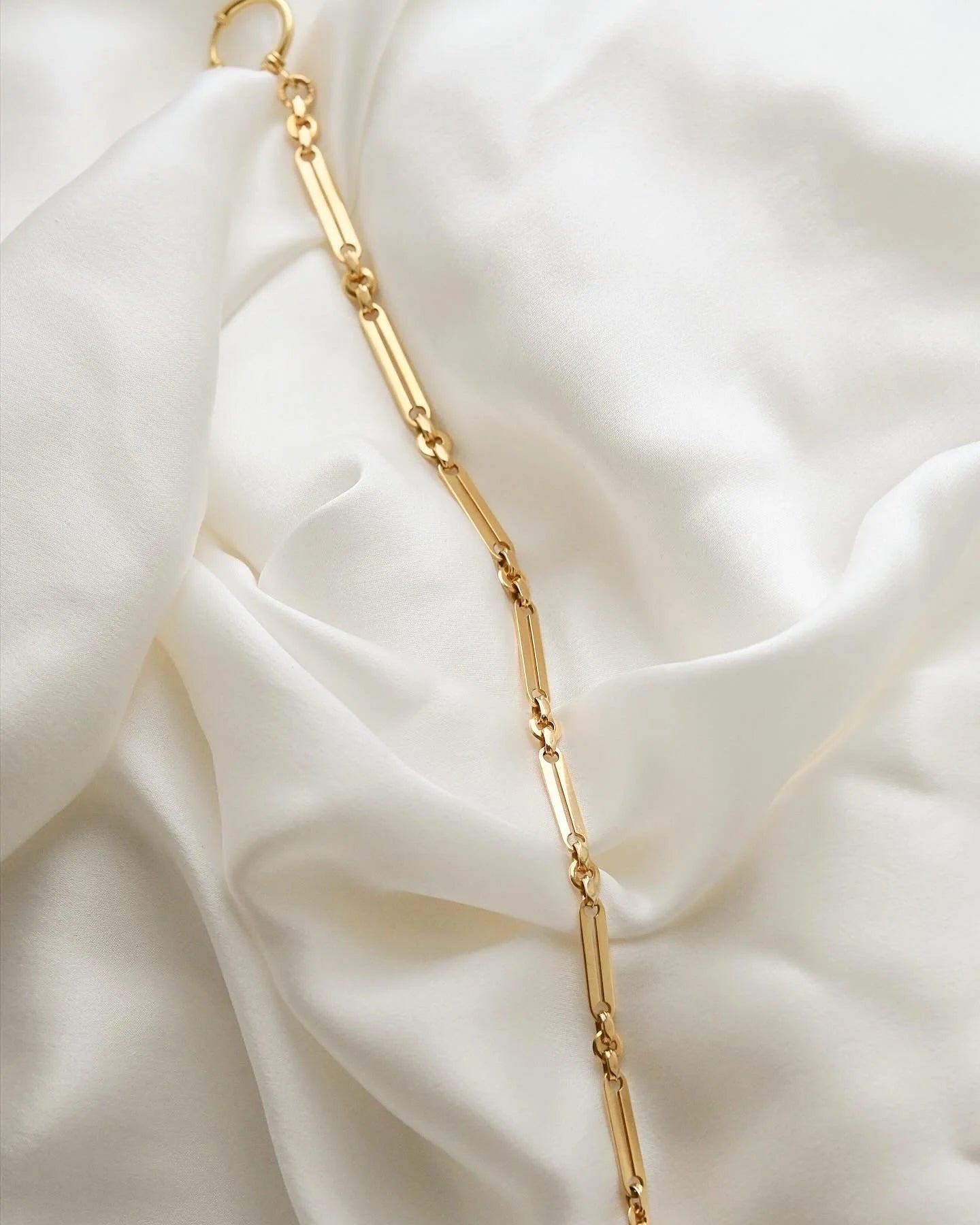 Dreamy 16 Grams Antique Watch Chain Fully Marked 18K Gold 1928