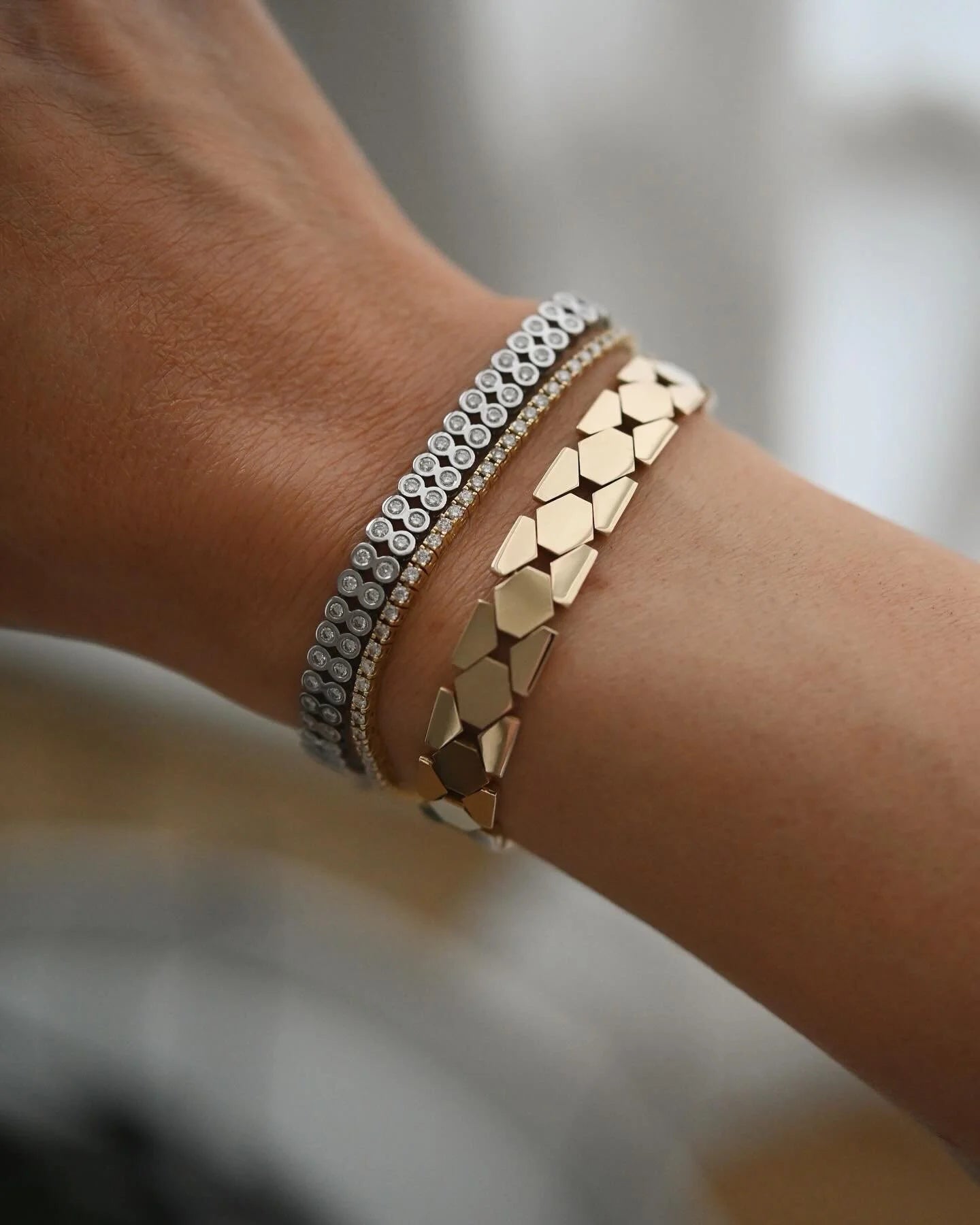 The Always Will Get Complimented Bracelet 14K Gold Danish Vintage 1970