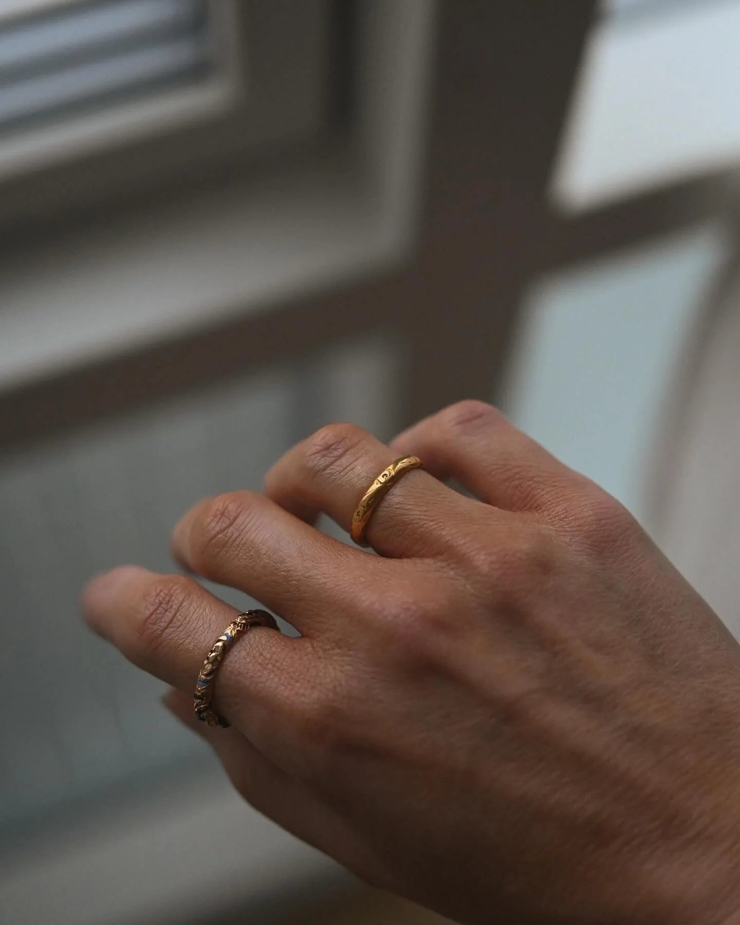 Antique 125 Year Old Ring Annie/Anne/Anna 1919 23K Gold
