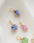 OMJ FINE JEWELRY : Cotton Candy Charms All Natural Untreated Sapphire Diamond and Tourmaline 18K Gold