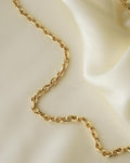 From Personal Collection! Vintage Anchor Chain 5mm 14K Gold 1970s