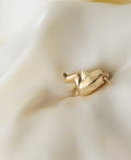Danish Vintage Hunting Eskimo Pendant 8K Gold 1960