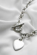 1990s Vintage Tiffany & Co. Heart Toggle “Legally Blonde” Necklace Sterling Silver
