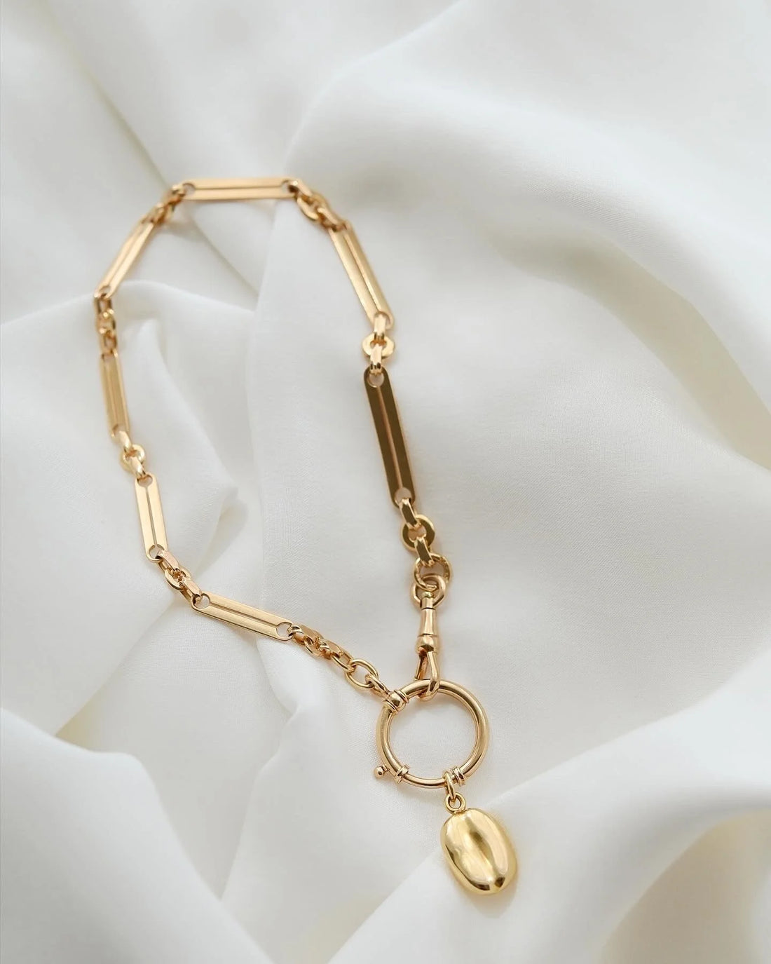 Bracelet or Chain Extender Swedish Antique 18K Gold Fully Hallmarked 1910s