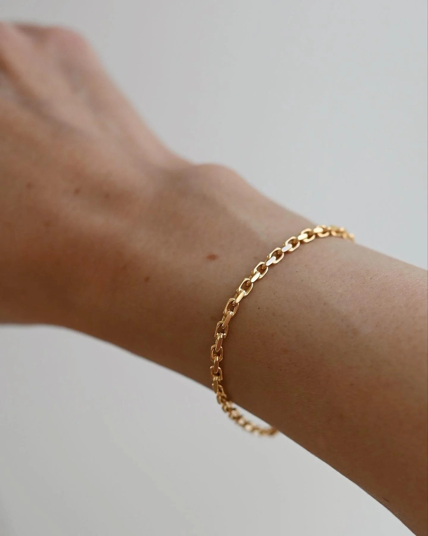 Gorg Smaller Links Swedish Vintage Bracelet 18K Gold 1962