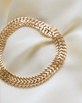 Special Buttery Fox Tail Link Bracelet 18K Gold 1959