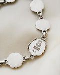 Irresistible Amazing Condition Antique Flower Bud Sterling Silver Bracelet By Georg Jensen 1933-1945