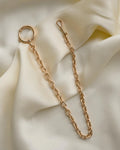 12 Inches Antique Watch Chain in Rose Gold 14K 1910s