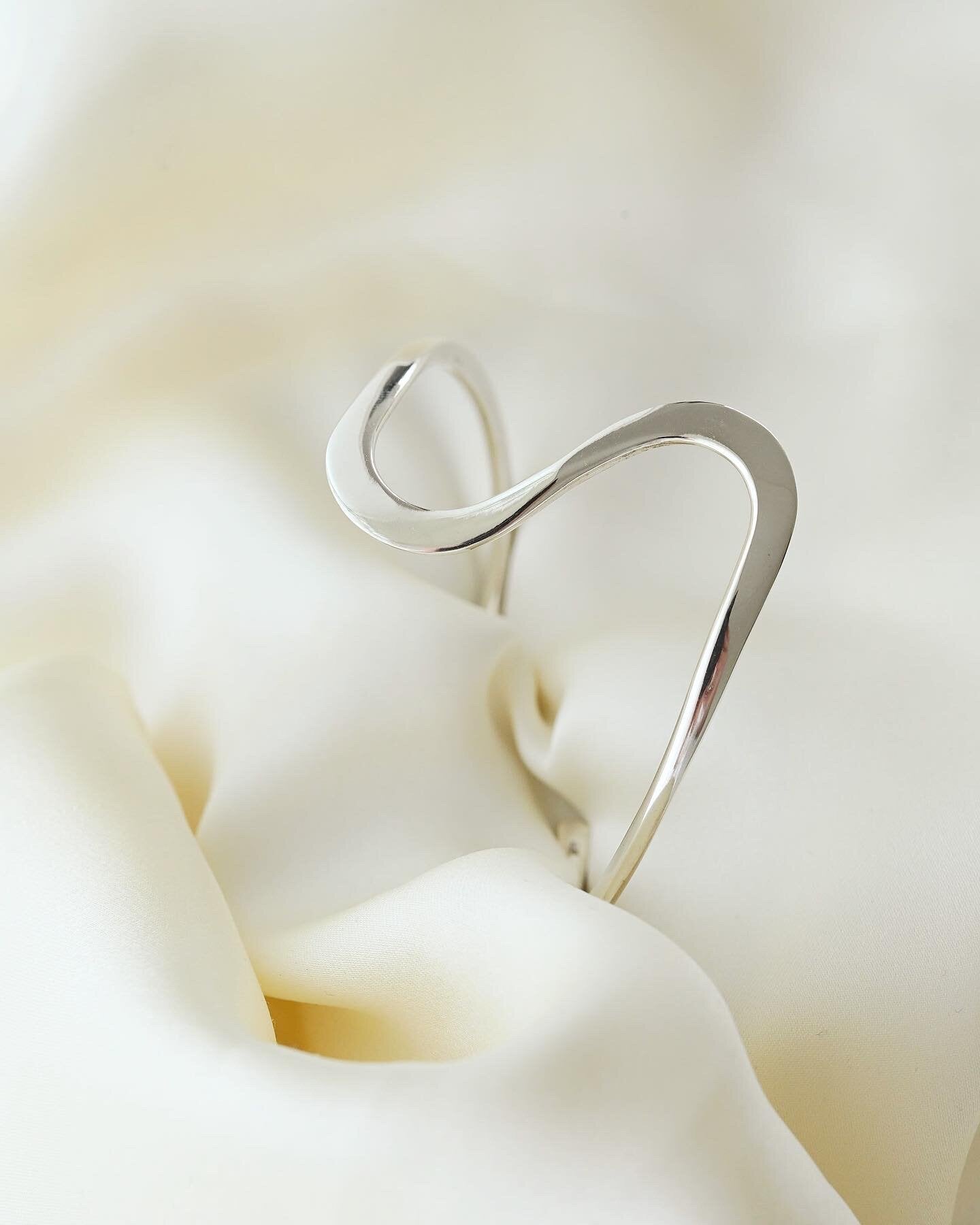 Beautiful Danish Vintage Bangle Sterling Silver 1960