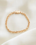 Rare Italian 18K Solid Gold Anchor Link Bracelet