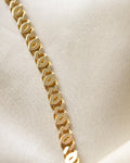 Beautiful Vintage Curb Link with a Twist 14K Gold