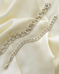 Vintage Silver Bracelet Bracelets Sold Separately Curb or Bismarck