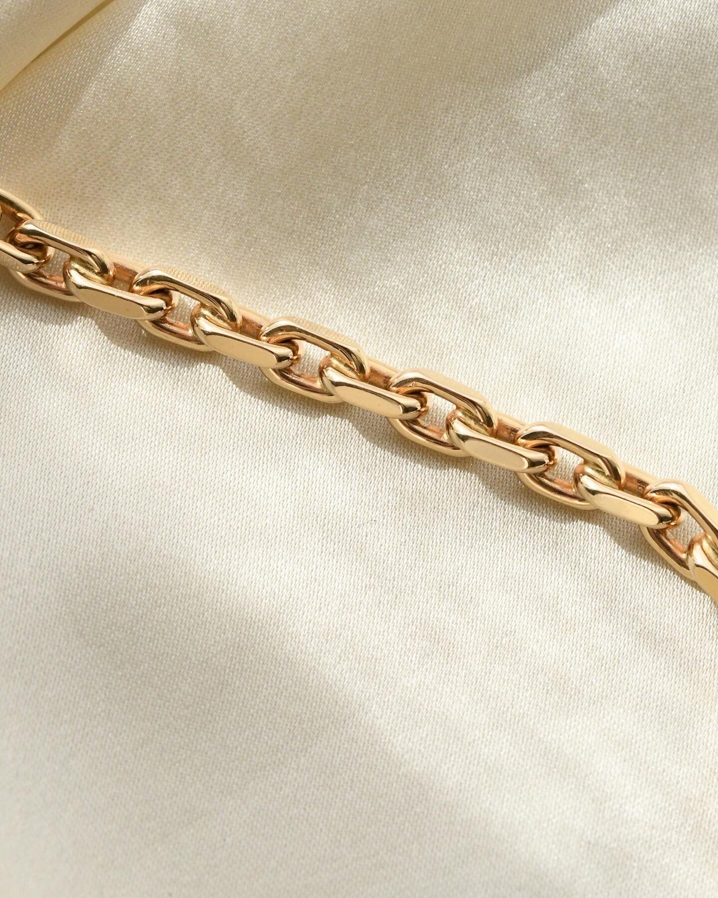 The Perfect Vintage Anchor Chain 14K gold