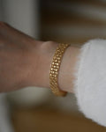 Selection of Special Swedish Vintage Bracelets 18K Gold Mid 1900s