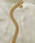 Glowing Swedish X Link Bracelet 18K Gold 1962