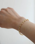 Beautiful Link Bracelet By Svend Glymers 14K Gold Mid Century
