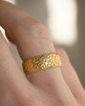 Beautiful Edwardian Gold Band From 1900 18K Gold