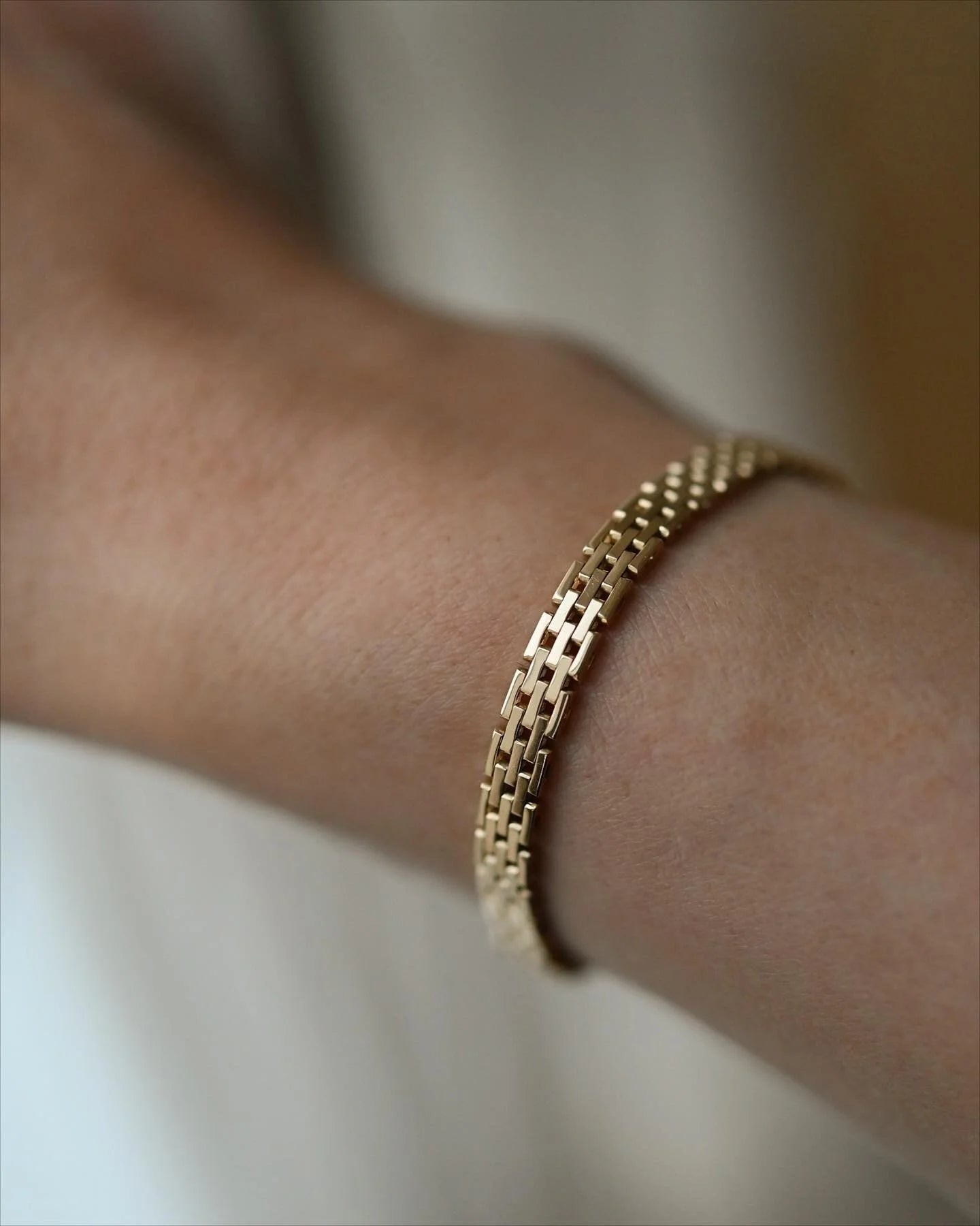 Gorg Mid Century Danish Bracelet 14K Gold 1960s