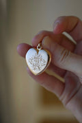 From My Personal Collection: The Perfect Rare Heart Locket Antique 14K Gold Sweden 1910s