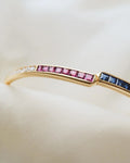 All Great Things In One Vintage Bangle 18K Gold 1970s