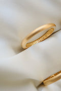 Antique Art Deco Band Size 6.75 Sweden 23K Gold 1928