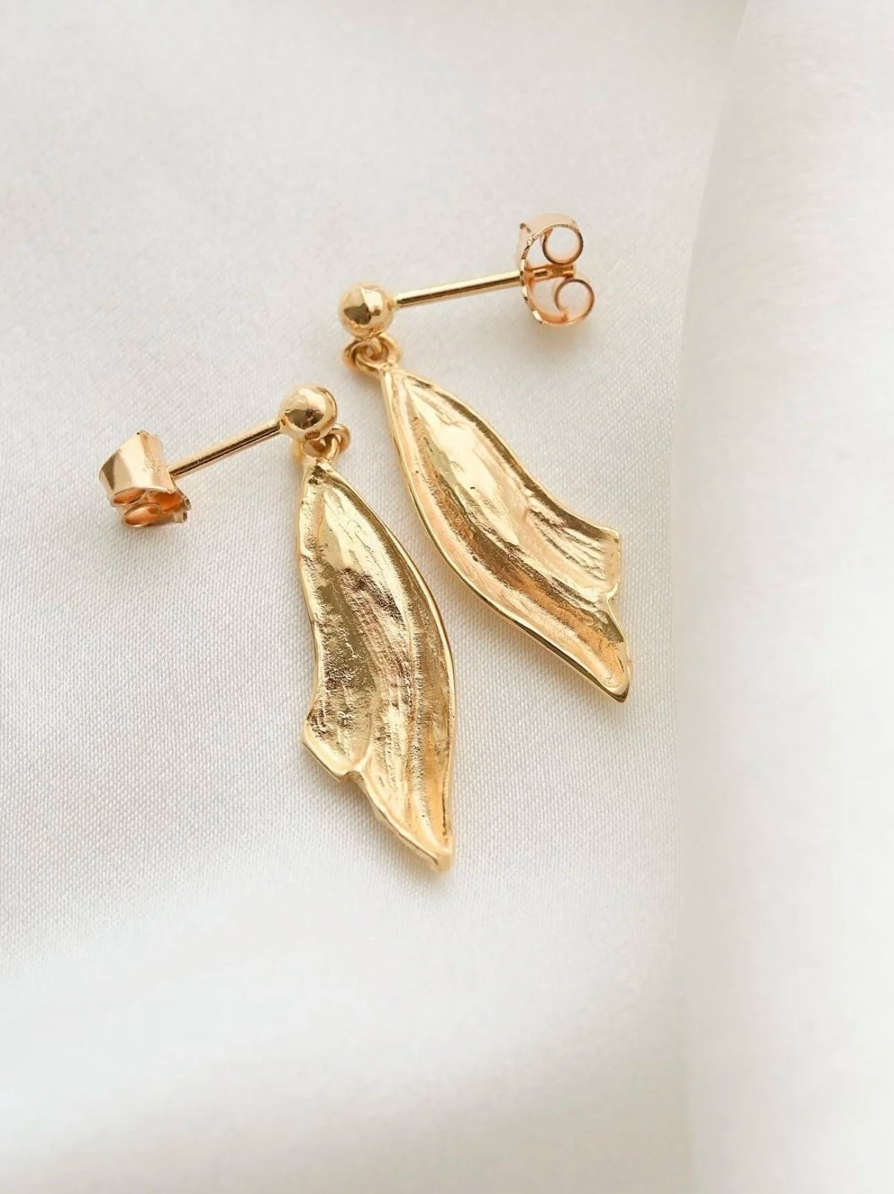 Amazing Swedish Vintage Earrings 18K Gold