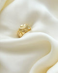 Superb HEAVY Vintage Puzzle Ring 18K Gold