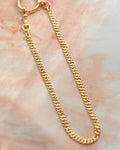 10.4 inches Antique Watch Chain 18K Gold 1938