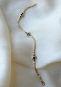 Beautiful One of A Kind Vintage Sapphire Bracelet 18K Gold