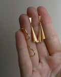 Special Swedish Vintage Earrings 1970s 18K Gold