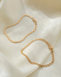 Swedish Virola Link Bracelet 18K Gold 1958