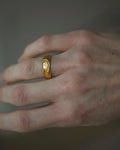 Wonderful Antique Wedding Band 23K Gold 1903