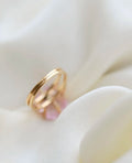 Rare Pink Sapphire Ring Size 7 18K Gold 1950s