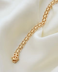 7 Inches Perfect Capricorn Link Bracelet 18K Gold 1969