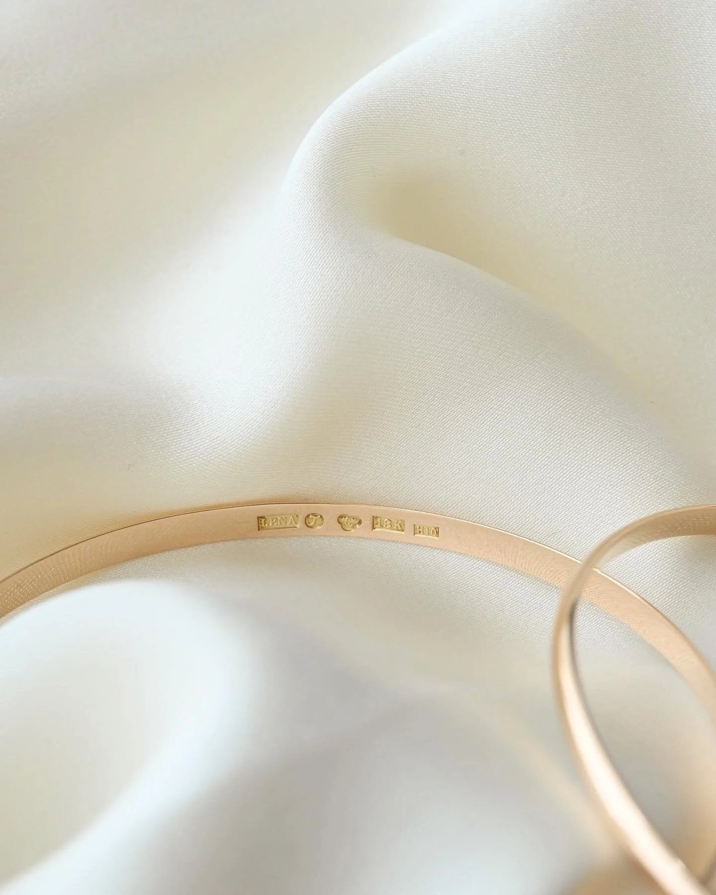 Selling Separately! Two Classic  Swedish Bangles 18K Gold 1969 and 1982