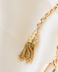Antique Bits and Bops Dog Clip Loop Clasp Extender 18K Gold