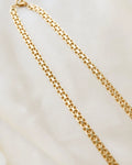 Radiant Vintage Star Link Necklace 18K Gold 1969