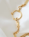 Dreamy 16 Grams Antique Watch Chain Fully Marked 18K Gold 1928
