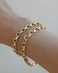 Heavy Delicious Danish Vintage Bracelet 14K Gold