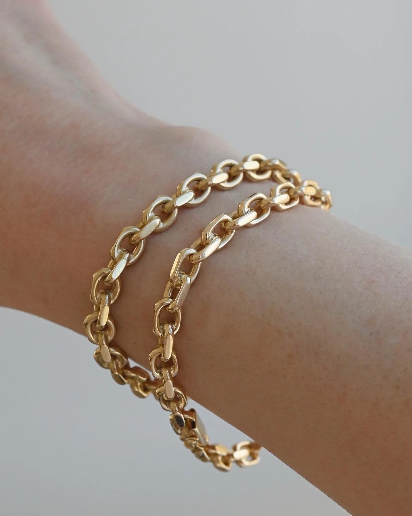 Heavy Delicious Danish Vintage Bracelet 14K Gold