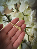 Antique Swedish Pocket Watch Key Pendant Monkey 18K Gold 1900