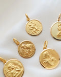 Gorgeous Italian Religious Vintage Pendants 18K Gold