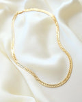 Sublime Rare Deluxe Serpent Curb Link Necklace 18K Gold