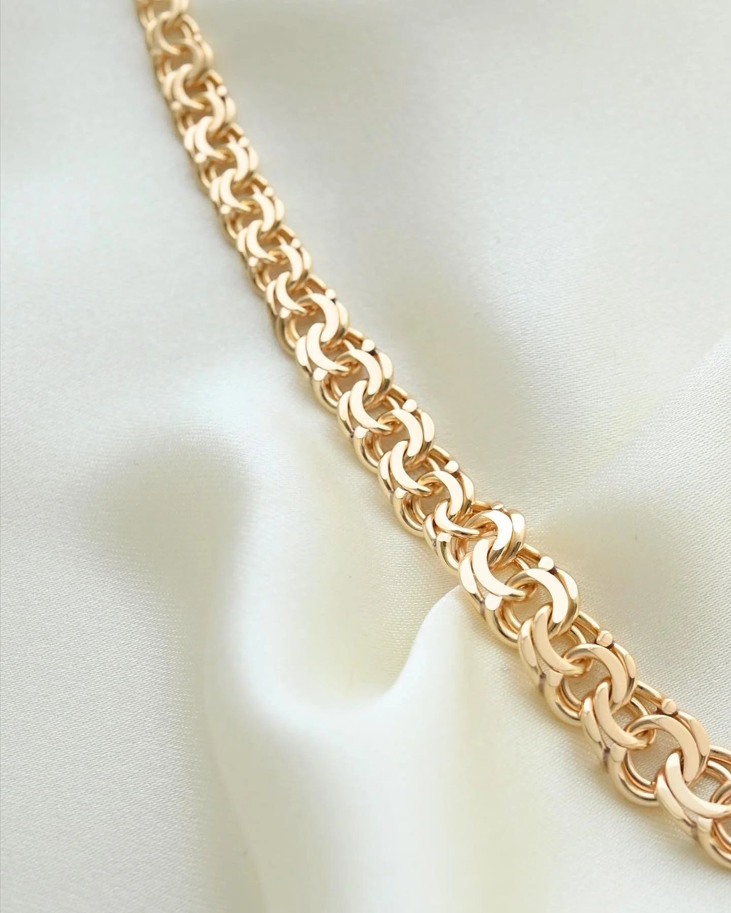 Magical Bismarck Necklace by Holger Holden 1969 18K Gold