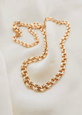 Gorgeous Rare Thick 21 Grams Bismarck Necklace Sweden 1989 18K Gold