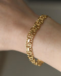 Gorg Swedish X-link Bracelet 18K Gold 1971