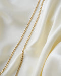 Long 40 Grams Vintage Curb Link Chain 18K Gold